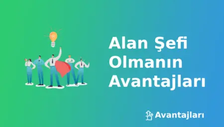 Alan Şefi Olmanın Avantajları